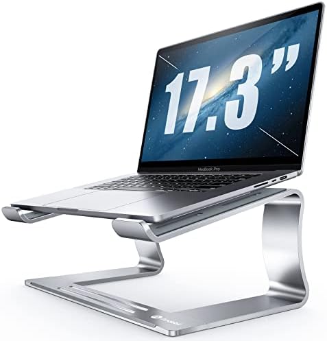 Andobil Stand ניידים ניידים, [קירור וידידותי צוואר] מוצק ארגונומי מוצק מעמד שולחן מחשב נייד תואם עם 16 אינץ 'מקבוק
